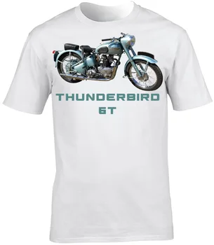Футболка Thunderbird 6T Мотоциклетная Байкерская С Коротким Рукавом И Круглым Вырезом