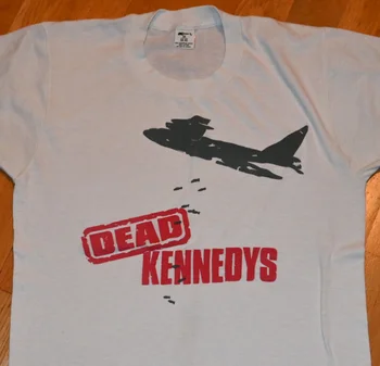 * 1980-е DEAD KENNEDYS * футболка для концерта панк-рока vtg (S / M) 70-х Jello Biafra