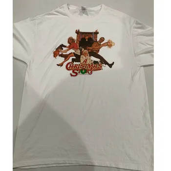 Рубашка с Рождественской историей, Мужская Винтажная футболка с рисунком Fruit of the Loom, Размер L, длинные рукава