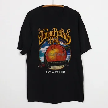 Винтажный подарок фанату от группы Allmans Brothers Eat A Peach All Size Shirt Ah736