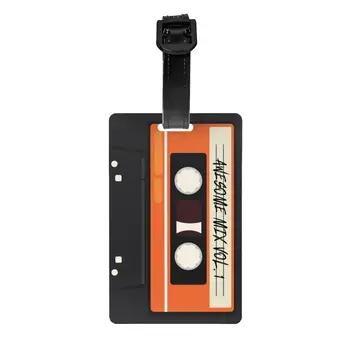 Изготовленная на заказ кассета Музыкальная кассета Багажная бирка Защита конфиденциальности Багажные бирки Этикетки для дорожных сумок Чемодан