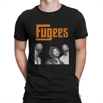 Новейшая мужская футболка Fugees с длинным круглым вырезом, базовая футболка, отличительная подарочная одежда, топы