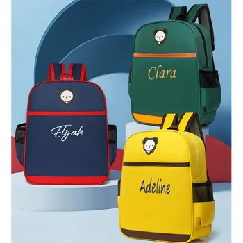 Новый рюкзак для детского сада по индивидуальному заказу, милый мультяшный маленький рюкзак, персонализированный рюкзак для учащихся начальной школы