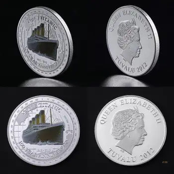 41XB Соберите Монету С Титановым Узором Памятный Вызов Монета Подарок Материал из Цинкового Сплава Монета Идеальные Подарки для Коллекционера Монет