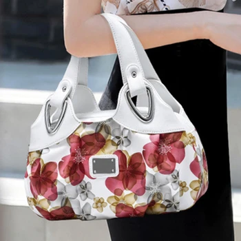 2024 Роскошная женская сумка с ручкой из искусственной кожи с принтом, модный бренд, Женская сумка-тоут, сумка для покупок большой емкости