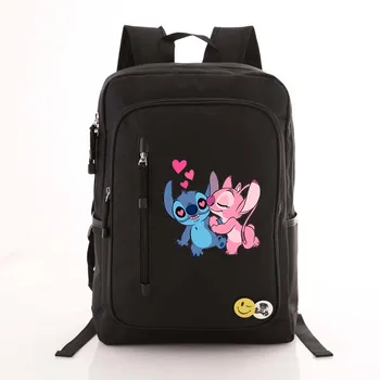 Водонепроницаемые рюкзаки Disney Lilo Stitch Oxford, Мужская дорожная сумка большой емкости, Женская Школьная сумка для студентов, рюкзак для ноутбука