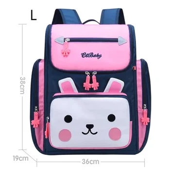 2024 новые 2 размера ранцев для начальной школы мультяшный рюкзак принцессы с кроликом для девочек детские дорожные рюкзаки mochila escolar