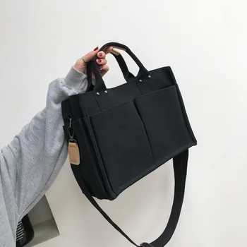 Верхняя холщовая сумка, сумки через плечо для женщин, большая вместительная сумка для покупок, женские сумки для рук, фамильная сумка-мессенджер Bolsas Sac