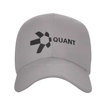 Качественная джинсовая кепка с логотипом Quant Высшего качества, Бейсболка, Вязаная шапка