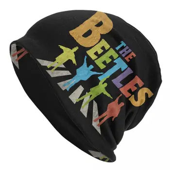 Шапки-капоты с логотипом группы Harajuku Дизайнерская вязаная шапка Мужская Женская Унисекс уличные теплые шапочки-бини Осень-зима, кепки для спортзала