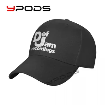 бейсбольная кепка с принтом Def Jam Records, Очаровательные солнцезащитные кепки, рыболовная шляпа для мужчин, женщин, унисекс, для подростков, Snapback Flat Bill