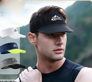 Бейсбольная летняя шляпа, Новая кепка, мужская кепка для бега, альпинизма, впитывающая Дышащая спортивная повязка, Пустой верх, Защита от солнца, Новая