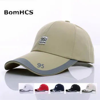 Мужская Летняя Парусиновая кепка BomHCS, Бейсболка с простой буквой 95, Женская Солнцезащитная шляпа AM17223MZ16