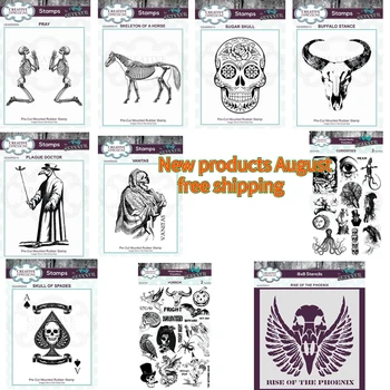 Skeleton Curiosities 2023 Новые марки для поделок, вырезок, декора для фотоальбома, тисненых бумажных открыток ручной работы