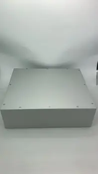 Полностью алюминиевое изолирующее шасси источника питания Корпус розетки американского стандарта DIY box W430 D358 H136mm