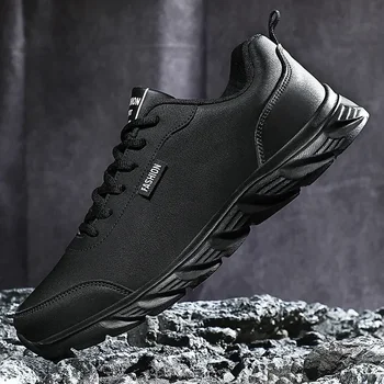 Мужские кроссовки для бега, дышащие кроссовки, мужская легкая спортивная обувь для улицы, Кожаная мужская спортивная обувь для ходьбы Zapatos Deportivos