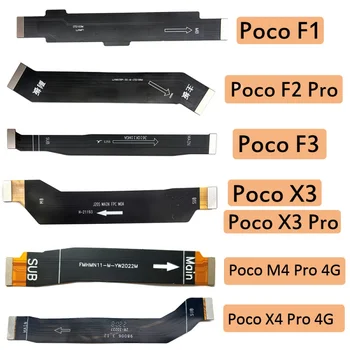 Оригинальная Основная Плата Подключения Гибкой Материнской Платы LCD Flex Cable Запчасти Для Xiaomi Poco F2 pro F1 F3 X3 GT M4 X4 X5 4G 5G M2 C3