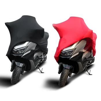 Универсальный мотоциклетный чехол для мотоциклов в любую погоду, эластичный для защиты от пыли, полное покрытие, защита от солнца и ультрафиолета