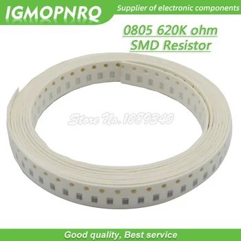 300шт 0805 SMD Резистор 620K Ом Чип-резистор 1/8 Вт 620K Ом 0805-620K