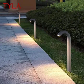 Креативный газонный светильник TYLA Nordic, современный светодиодный светильник, водонепроницаемая форма водопроводной трубы для домашнего сада