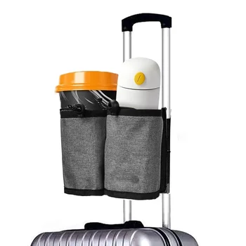 Сумка Подвесная для хранения Стакана С водой для всех дорожных ручек Держатель органайзера для багажа Подлокотник для чемодана Подходит для напитков