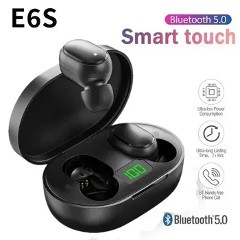 Наушники TWS E6S Bluetooth 5.3 Спортивная гарнитура Беспроводные игровые вкладыши С низкой задержкой, двухрежимные музыкальные наушники