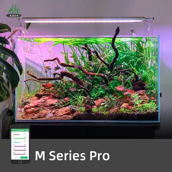WEEKAQUA M600K PRO wrgb + уф полный спектр затемняемого светодиодного аквариумного освещения для аквариума aqvarium fish tank aquascape acquario