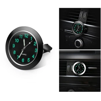 Электронные Мини-часы, Приклеивающиеся К Автомобильным Часам, Люминесцентный Столик Для Ремонта Внутренних Кварцевых Часов