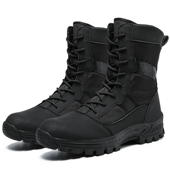 Удобные армейские ботинки Мужские военные ботинки Кроссовки спецназа Нескользящие пустынные тактические ботинки с высокими щиколотками botas militares hombr