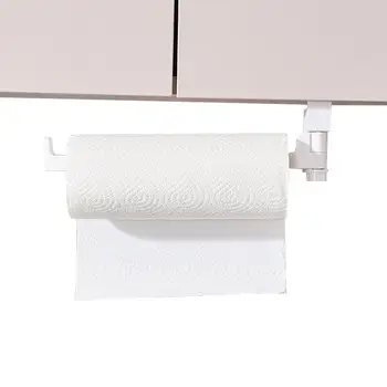 Держатель рулона бумаги для полотенец, Подставка для хранения в ванной, туалете, Кухонный Органайзер, Подставка для салфеток, Регулируемое настенное крепление
