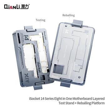 Многослойная тестирующая рамка материнской платы QIANLI iSocket для тестера функций радиочастоты среднего уровня iPhone 12 13 14 серии