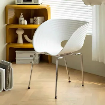 Стулья Nordic Shell Обеденные стулья Минималистский стиль Ретро Антикварный стиль Креативные стулья для отдыха