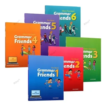 6 Книг Оксфордская грамматика 1-6 класс Друзья на английском Для детей Изучайте английский язык, читая книжку с картинками Рабочая тетрадь для начальной школы Учебник