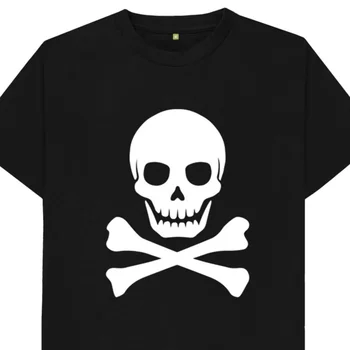 Детская футболка с черепом и скрещенными костями