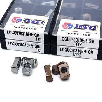 LOGU030310ER-высококачественные твердосплавные быстрорежущие и алюминиевые пластины GM