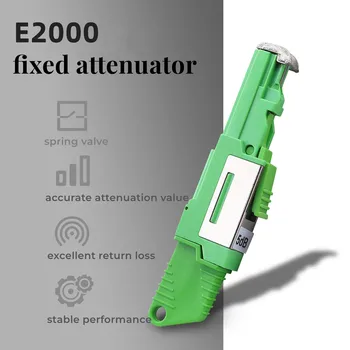 E2000 / APC одномодовый волоконно-оптический аттенюатор типа SM типа 