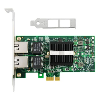Гигабитная двухпортовая сетевая карта PCI-E, программный маршрутизатор, сервер ROS, настольный компьютер, встроенная сетевая карта RJ45