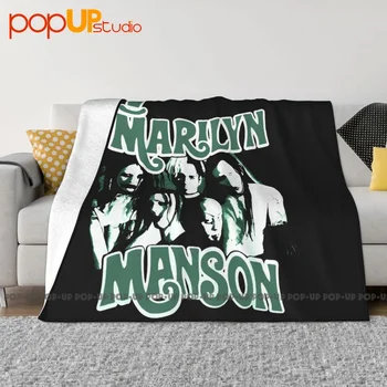 Винтажное одеяло Мэрилин Мэнсон, Толстый модный диван с защитой от скатывания, Специальные Спальные простыни