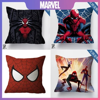 Плюшевая подушка Marvel Spider Man, Кавайные милые мультяшные плюшевые куклы, мягкие игрушки, мультяшная подушка для домашнего офиса, подарки на день рождения детям