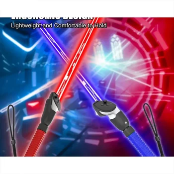 Контроллеры Виртуальной реальности С Длинной Ручкой-Двойником для Настольных Игр Meta Quest 3 Sword Tennis Grip Для Игры в Гольф Beat Saber Games Аксессуары