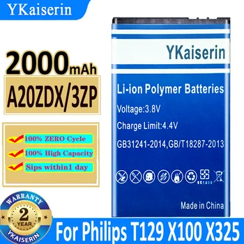 Аккумулятор YKaiserin A20ZDX/3ZP Для смартфона PHILIPS Xenium X325 X100 T129 Новая Гарантия Bateria