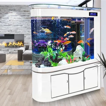 Экран для гостиной в виде пули, Современный Аквариум, Большой Донный фильтр для аквариума с драконом