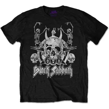 черная футболка Sabbath футболка для танцев Черная мужская футболка классической рок-метал-группы