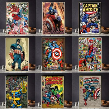 5D DIY Disney Алмазный Рисунок Marvel Мстители Супергерой Железный Человек Капитан Америка Алмазная Вышивка Крестиком Комплект Домашнего Декора