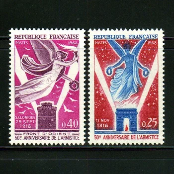 2 шт./компл. Новая почтовая марка Франции 1968 года с гравировкой Богини Победы на почтовых марках MNH