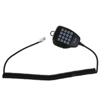 Легкий 8-контактный Портативный мобильный микрофон с кнопкой- 8-контактный штекер-Микрофон из ABS и металла для HM-118TN IC-V8000 Dropship