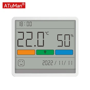Цифровой Гигротермограф DUKA Atuman, Измеритель Температуры и Влажности В помещении, Термометр-Гигрометр, Монитор Окружающей среды в Домашней Детской Комнате