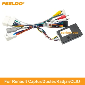 Автомобильный 16-контактный Жгут Проводов FEELDO Car С Canbus Для Головного Устройства Renault Captur/Duster/Kadjar/CLIO