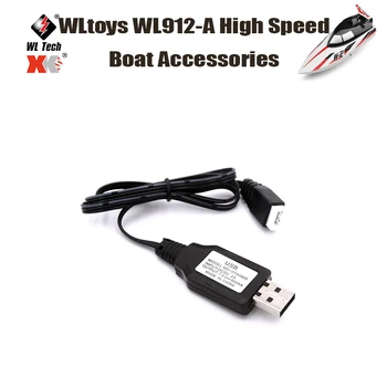 WLtoys WL912-A Аксессуары Для Высокоскоростных Лодок 12428 144001 WL917 A959 K989 7,4 В USB-Кабель Для Зарядки Зарядного Устройства