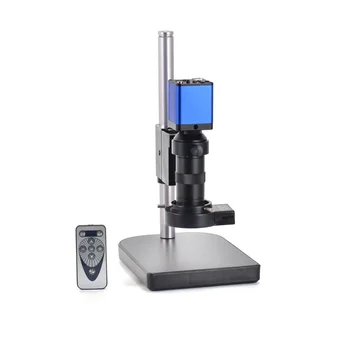 Комплект камеры для микроскопа на 16 МП, промышленная цифровая камера HDMI USB, 100-кратный объектив C-mount, 40 светодиодных подставок для ремонта печатных плат 